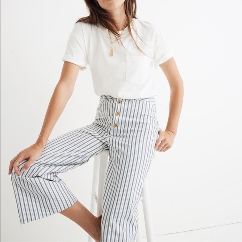 Madewell Striped Emmett Pants